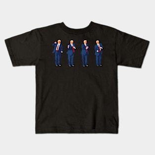 Trump Dance Funny Pro Trump 2024 Vote Trump President MAGA Kids T-Shirt